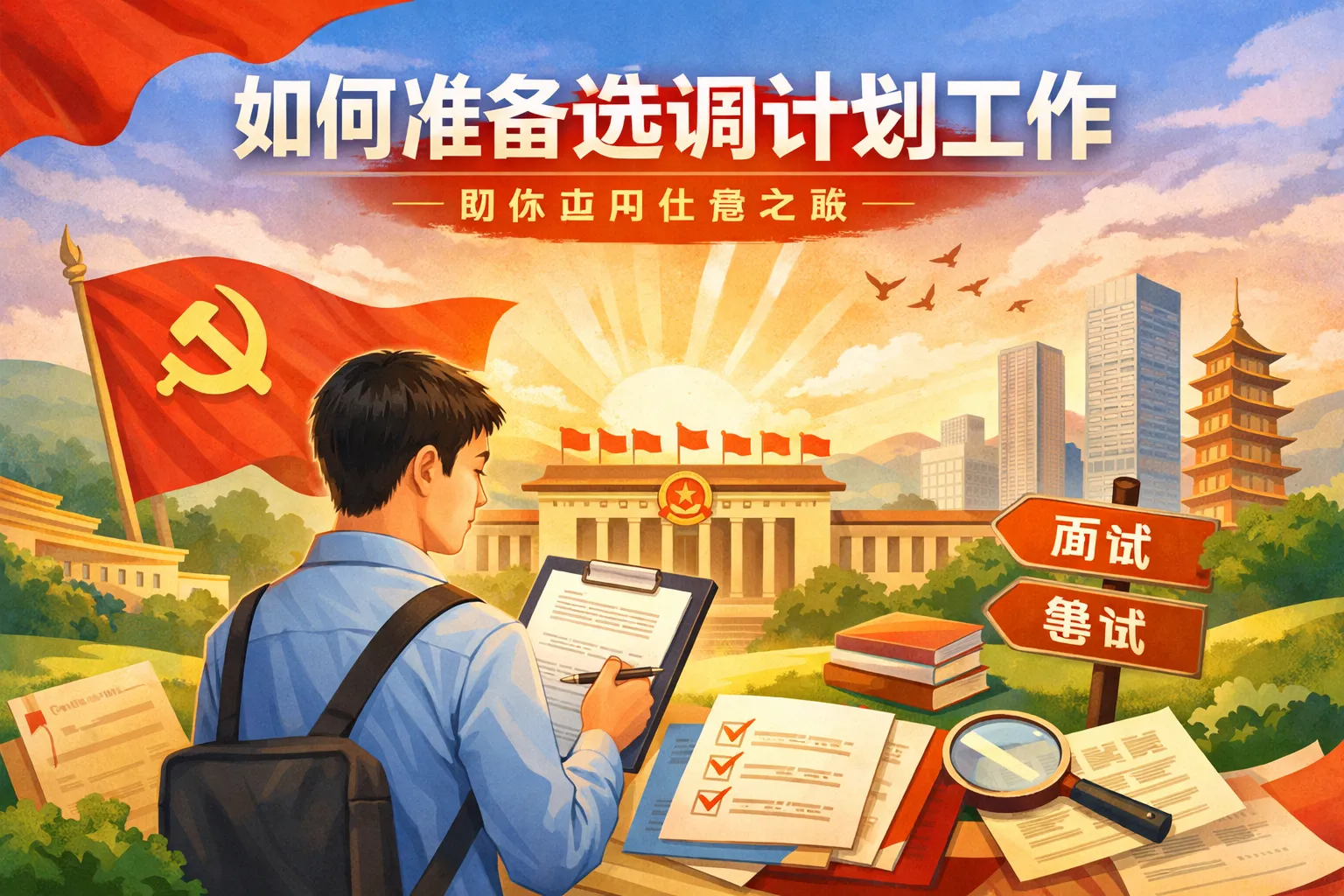 如何准备选调计划工作