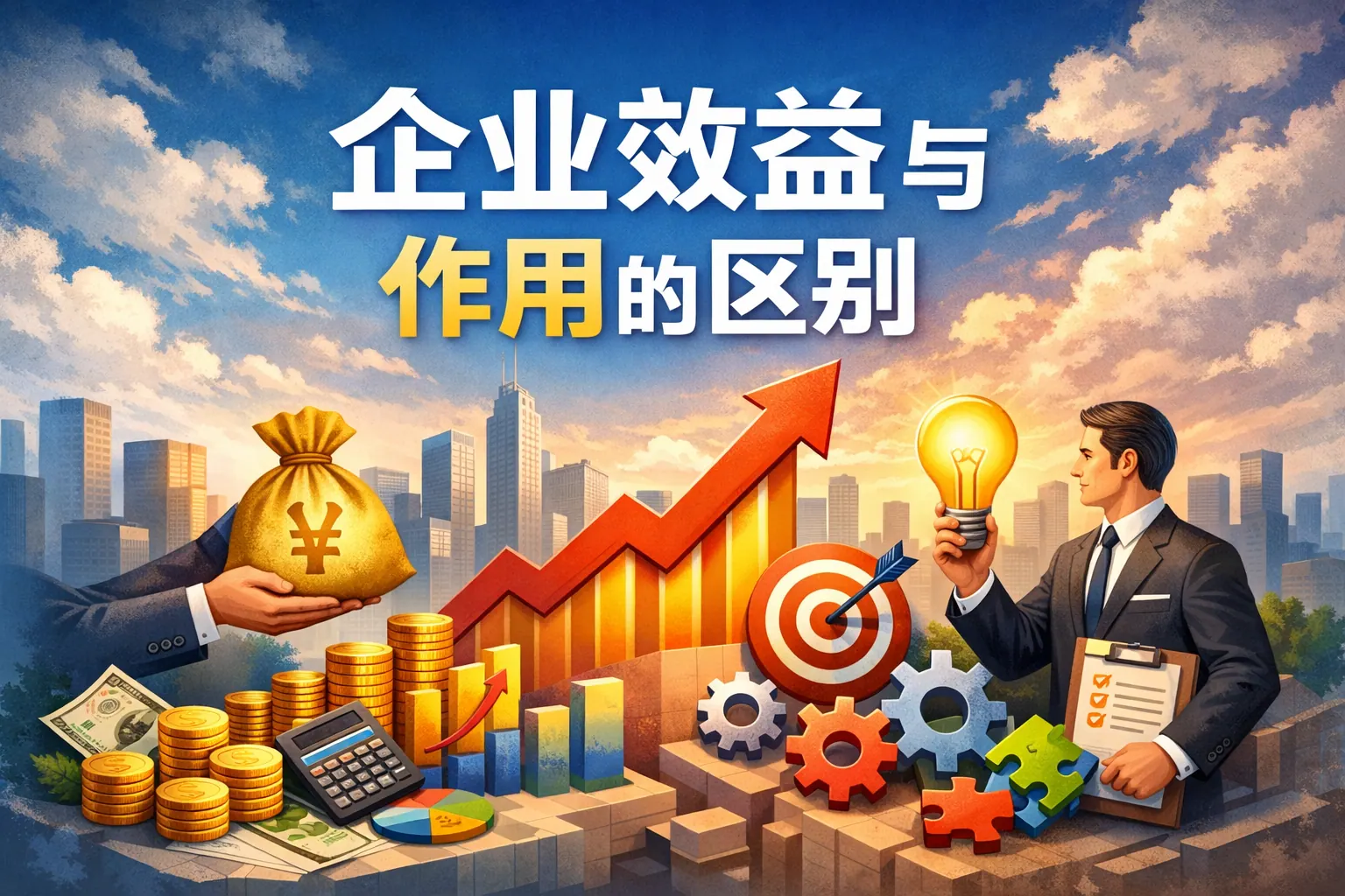 企业效益与作用的区别