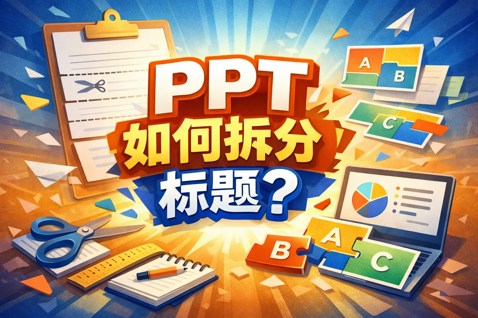 ppt如何拆分标题
