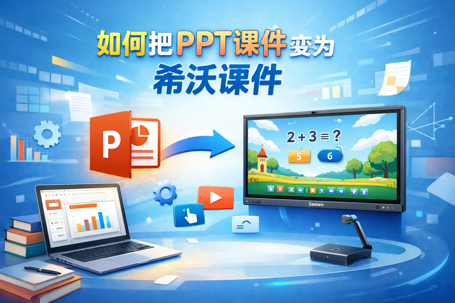 如何把ppt课件变为希沃课件