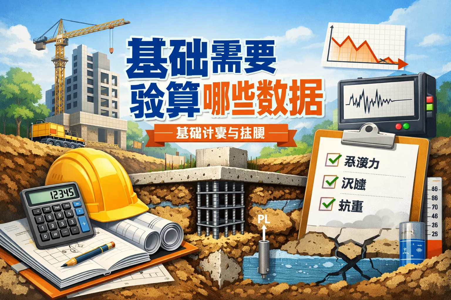 基础需要验算哪些数据