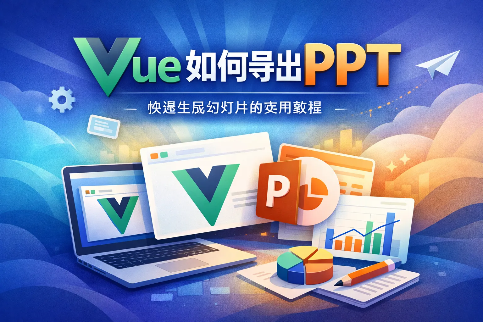 vue如何导出ppt