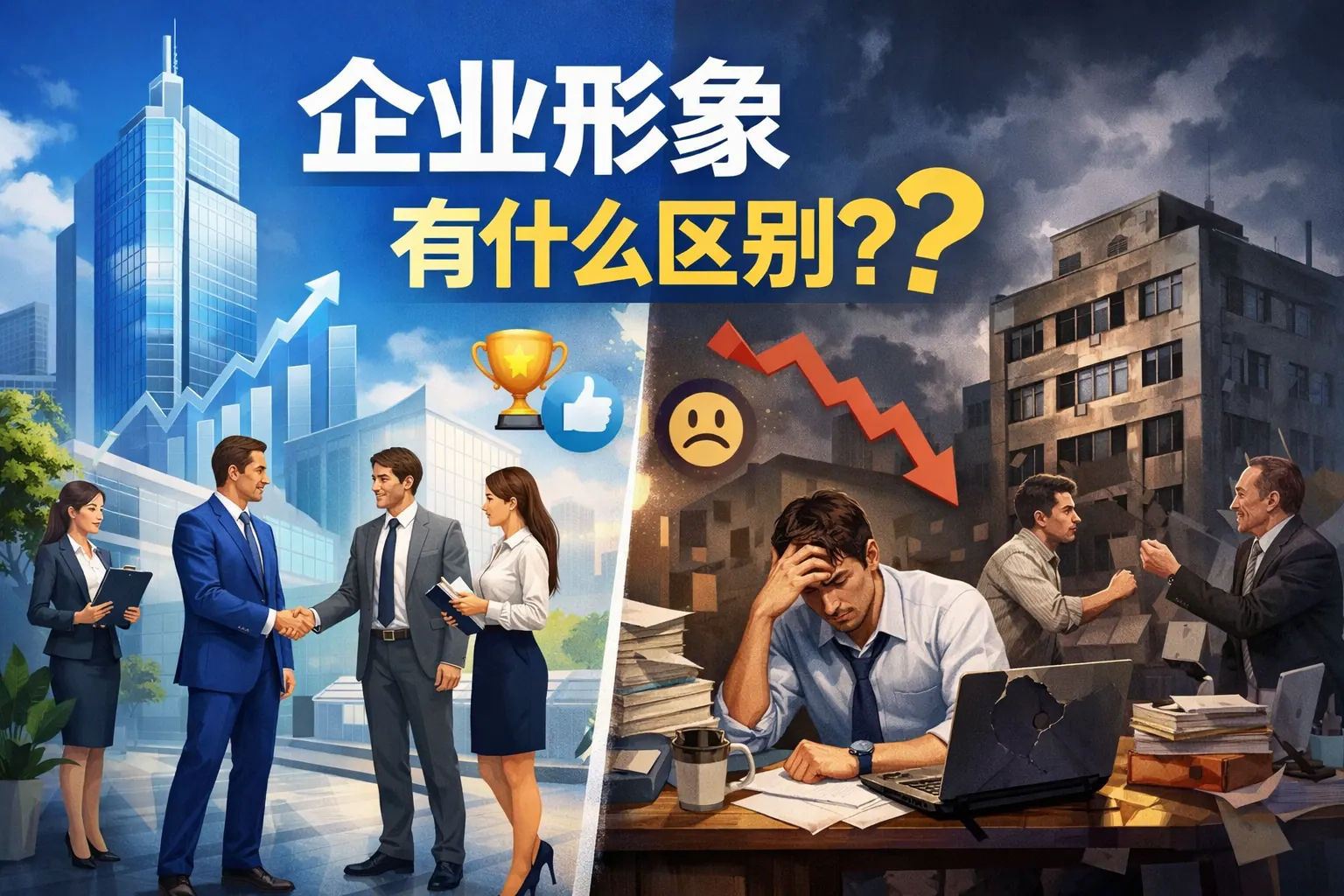 企业形象有什么区别