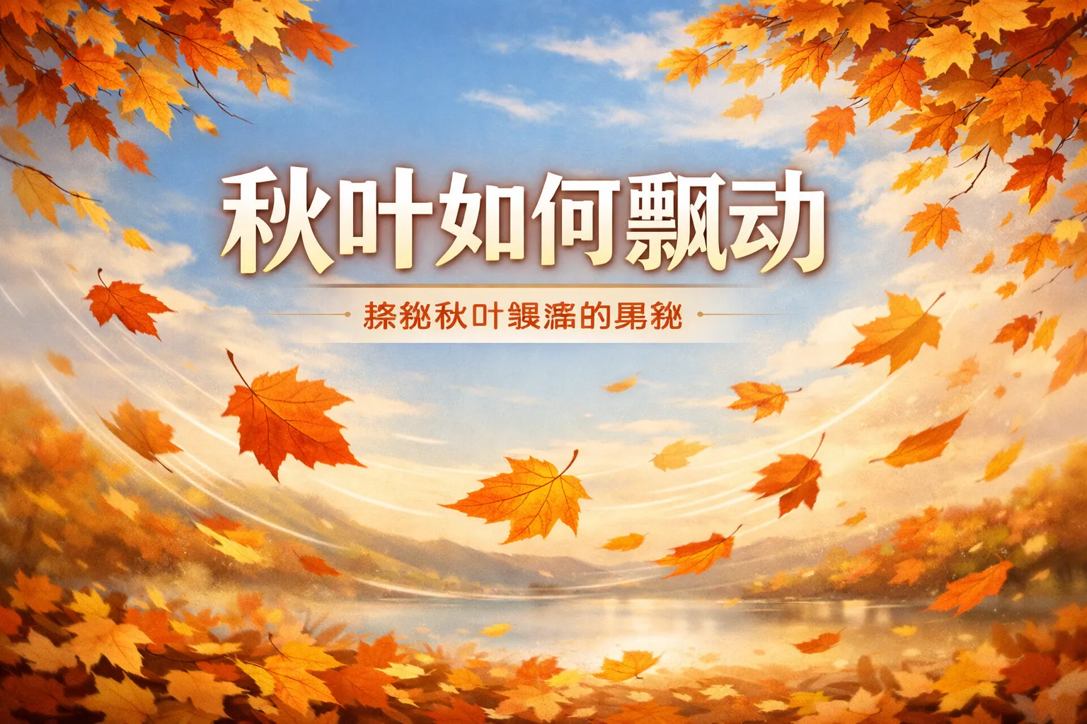 ppt秋叶如何飘动