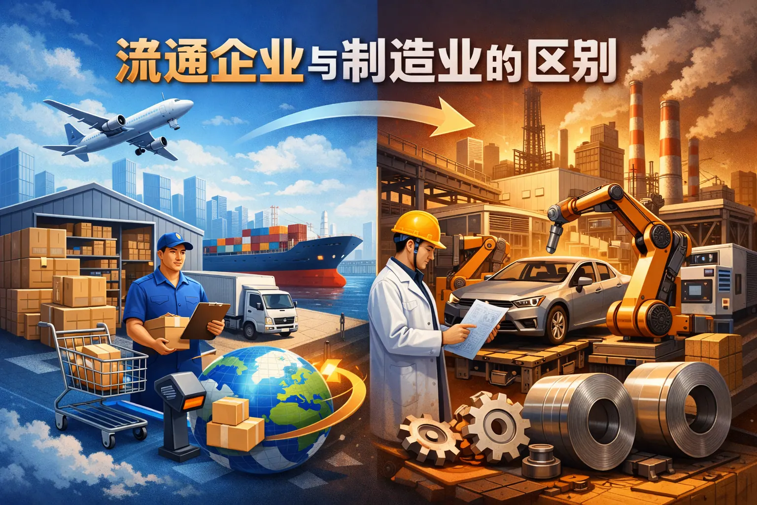 流通企业与制造业的区别