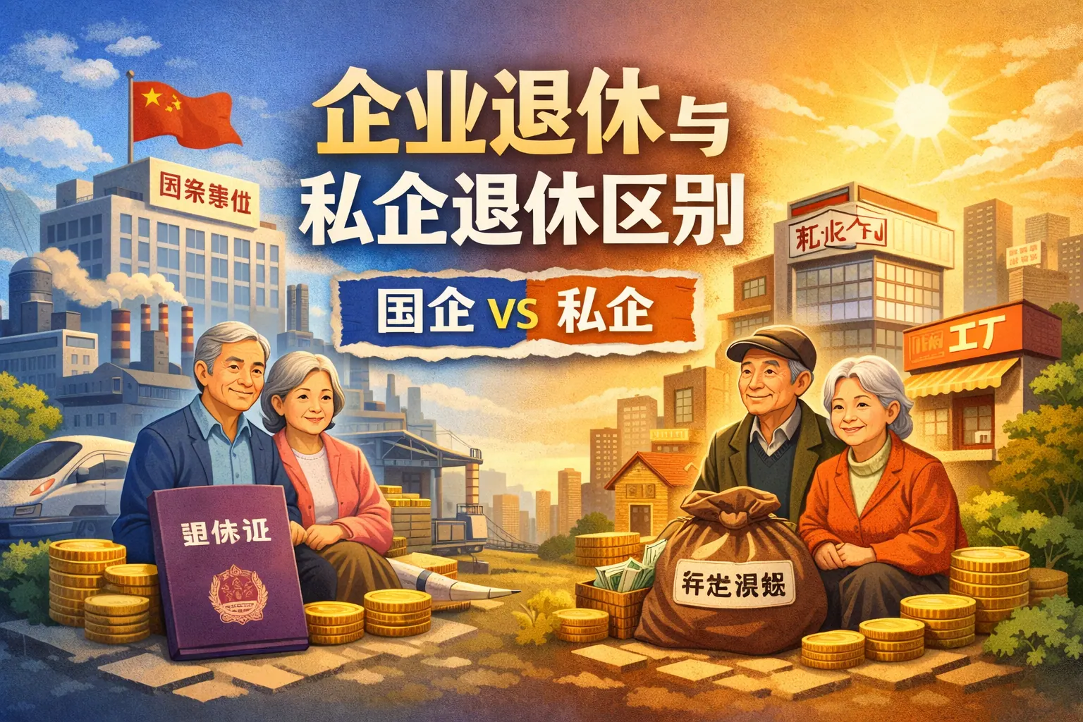 企业退休与私企退休区别
