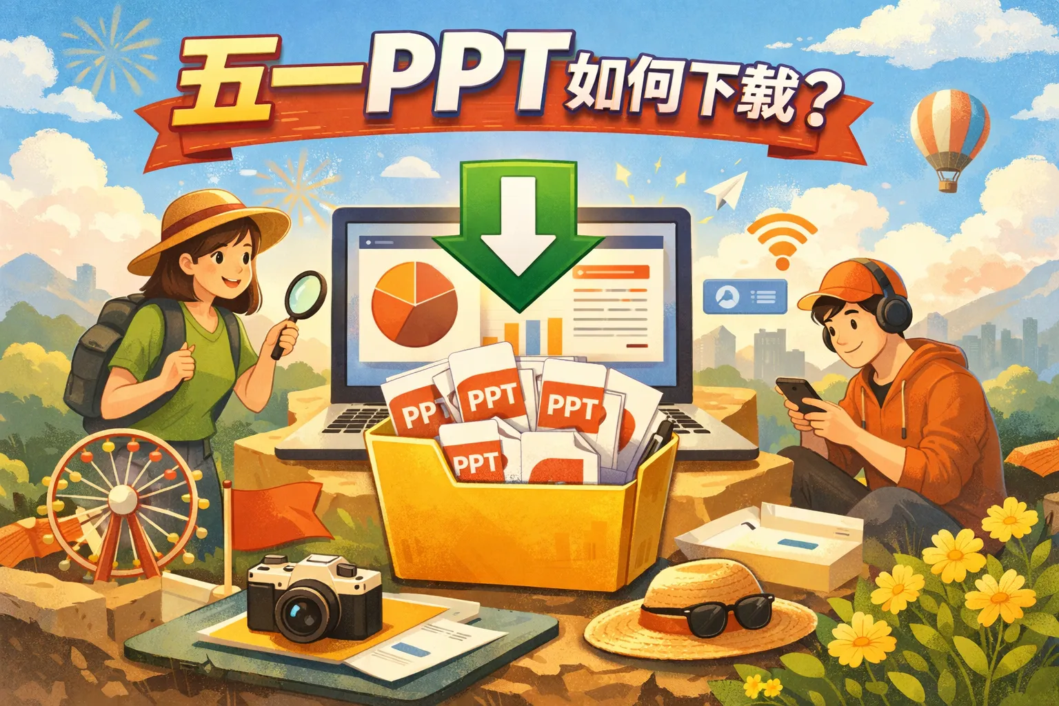 五一ppt如何下载