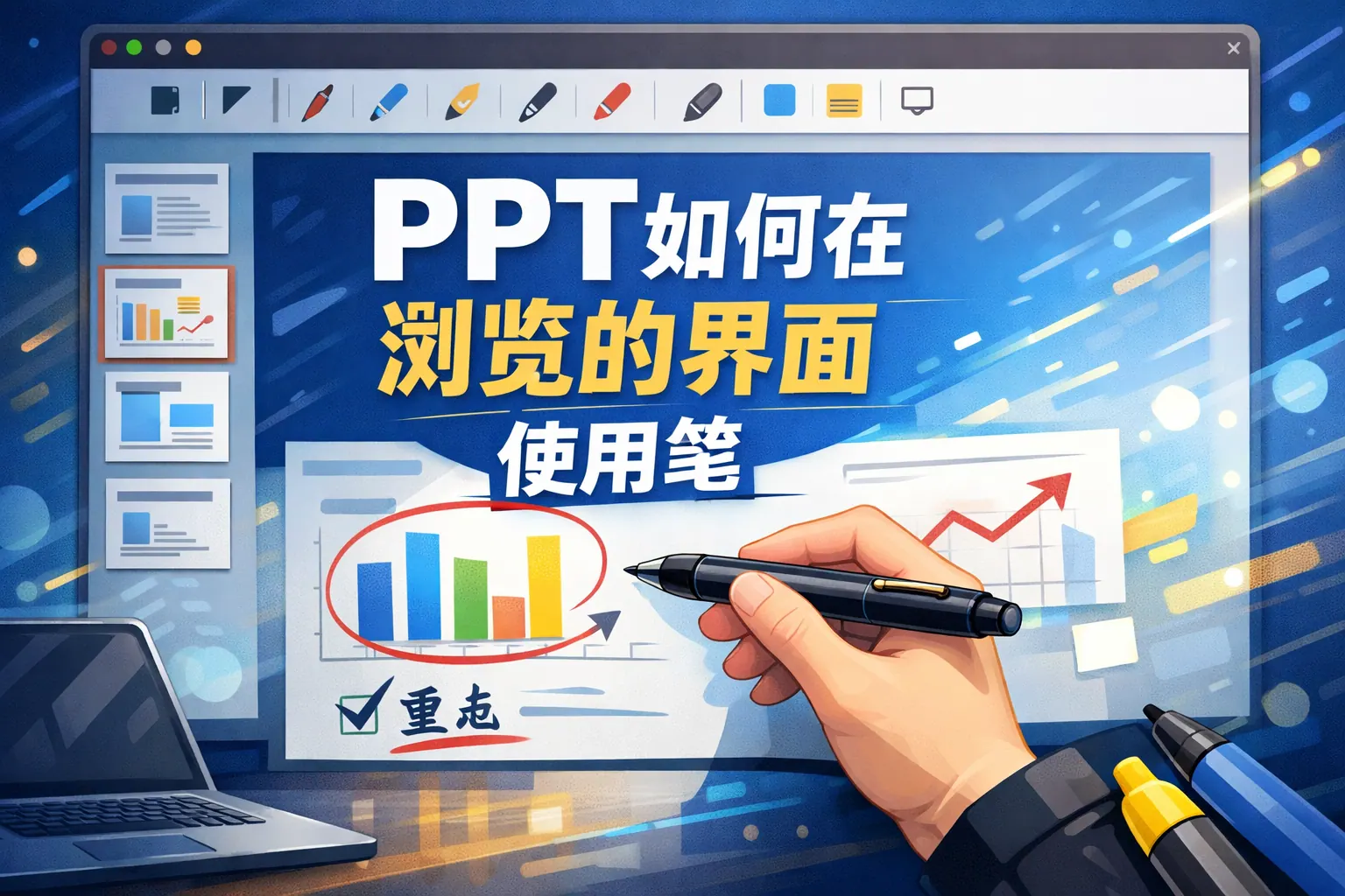 ppt如何在浏览的界面使用笔