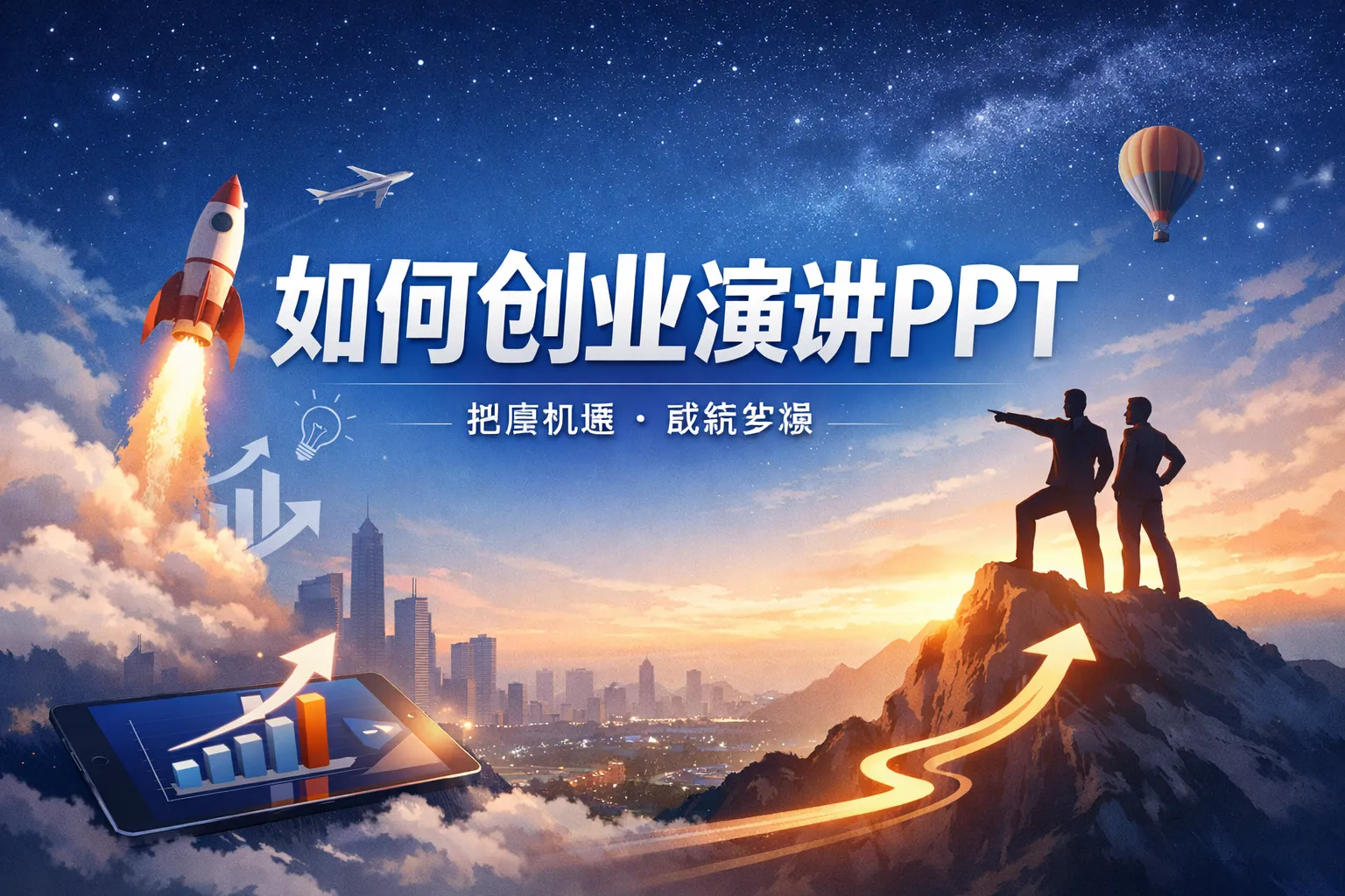 如何创业演讲ppt