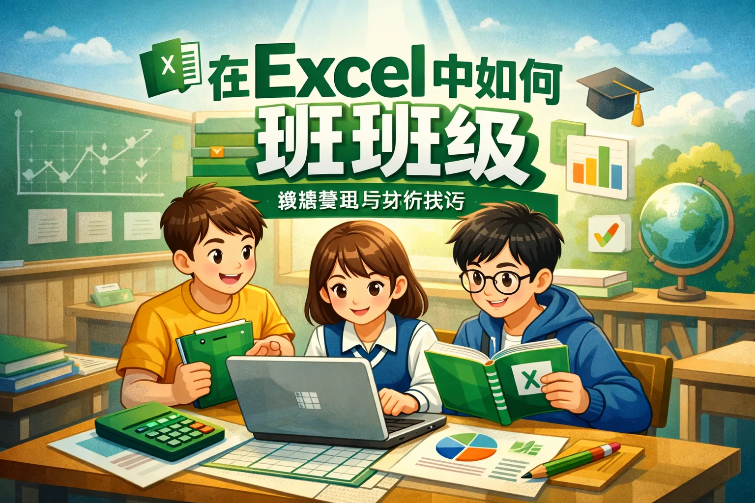 在excel中如何班级
