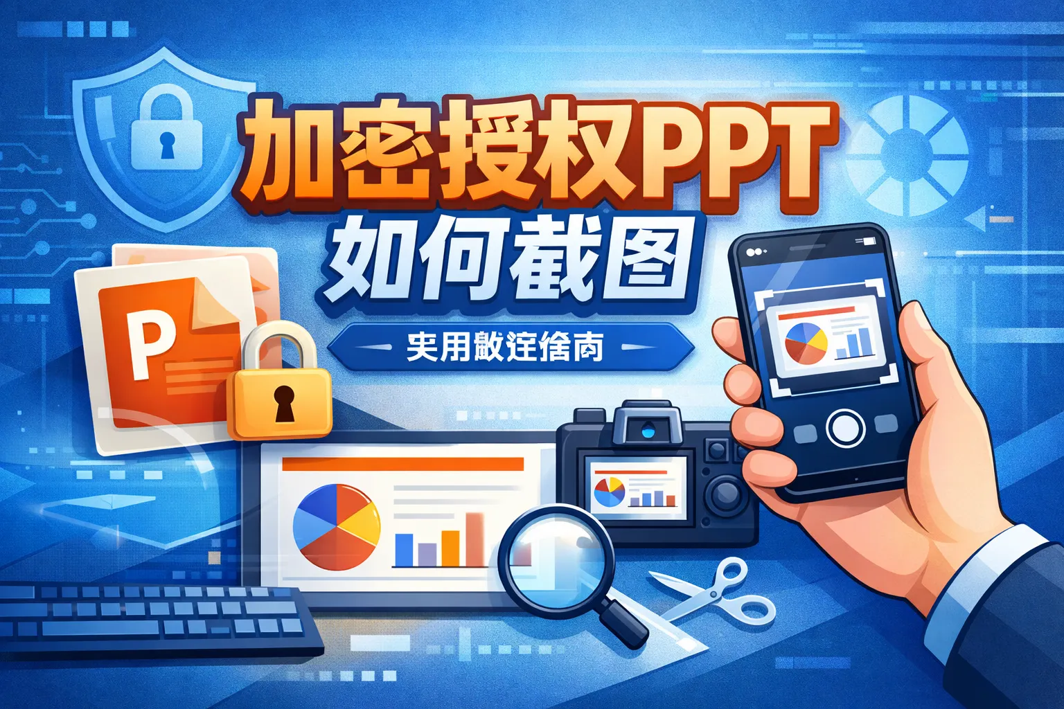 加密授权ppt如何截图