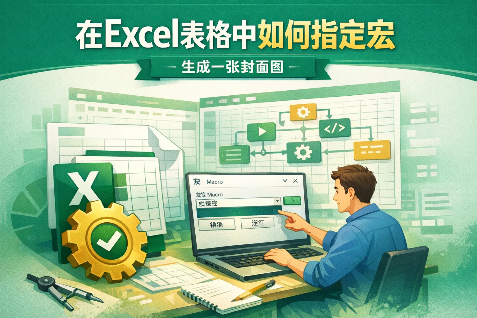 在excel表格中如何指定宏