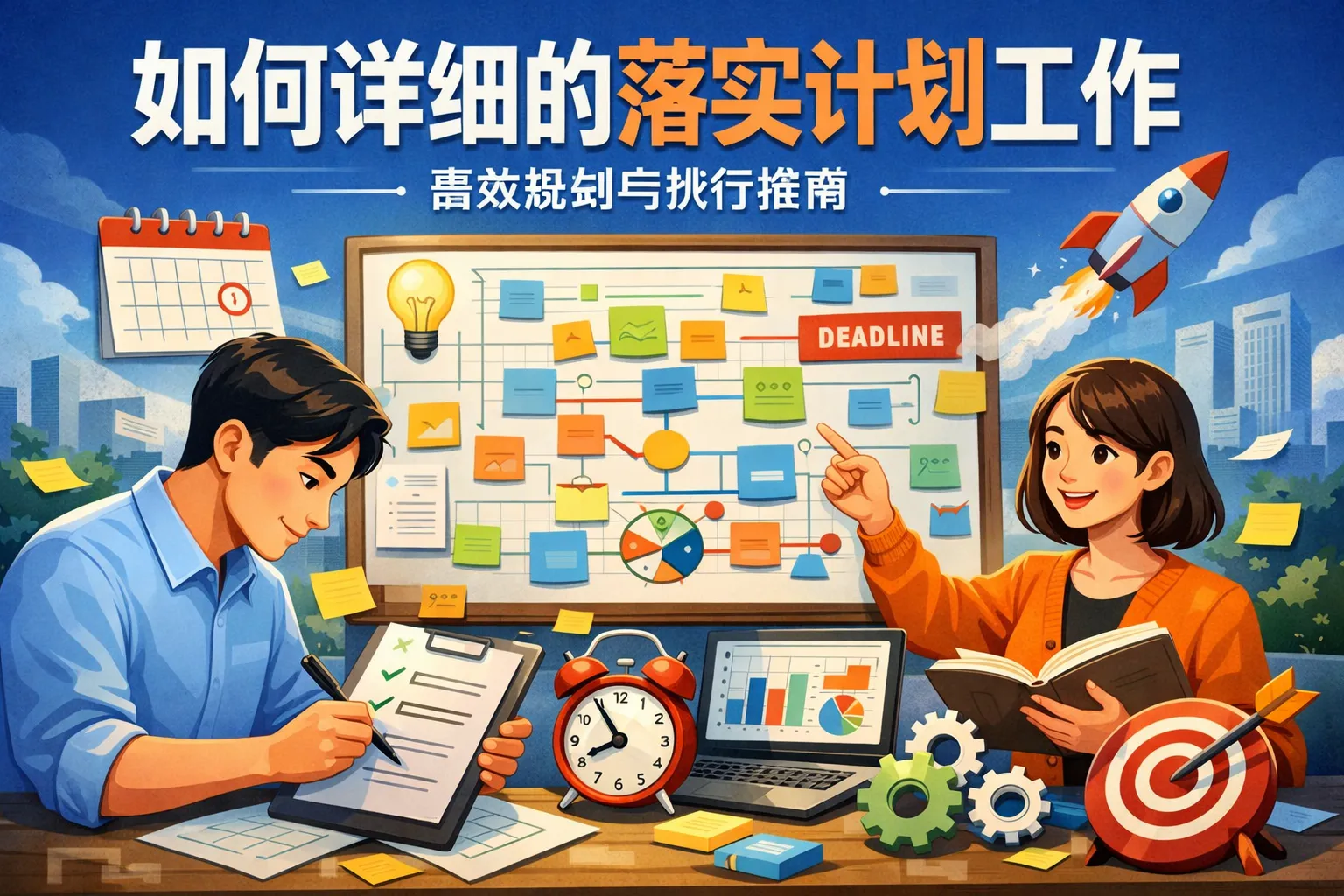 如何详细的落实计划工作