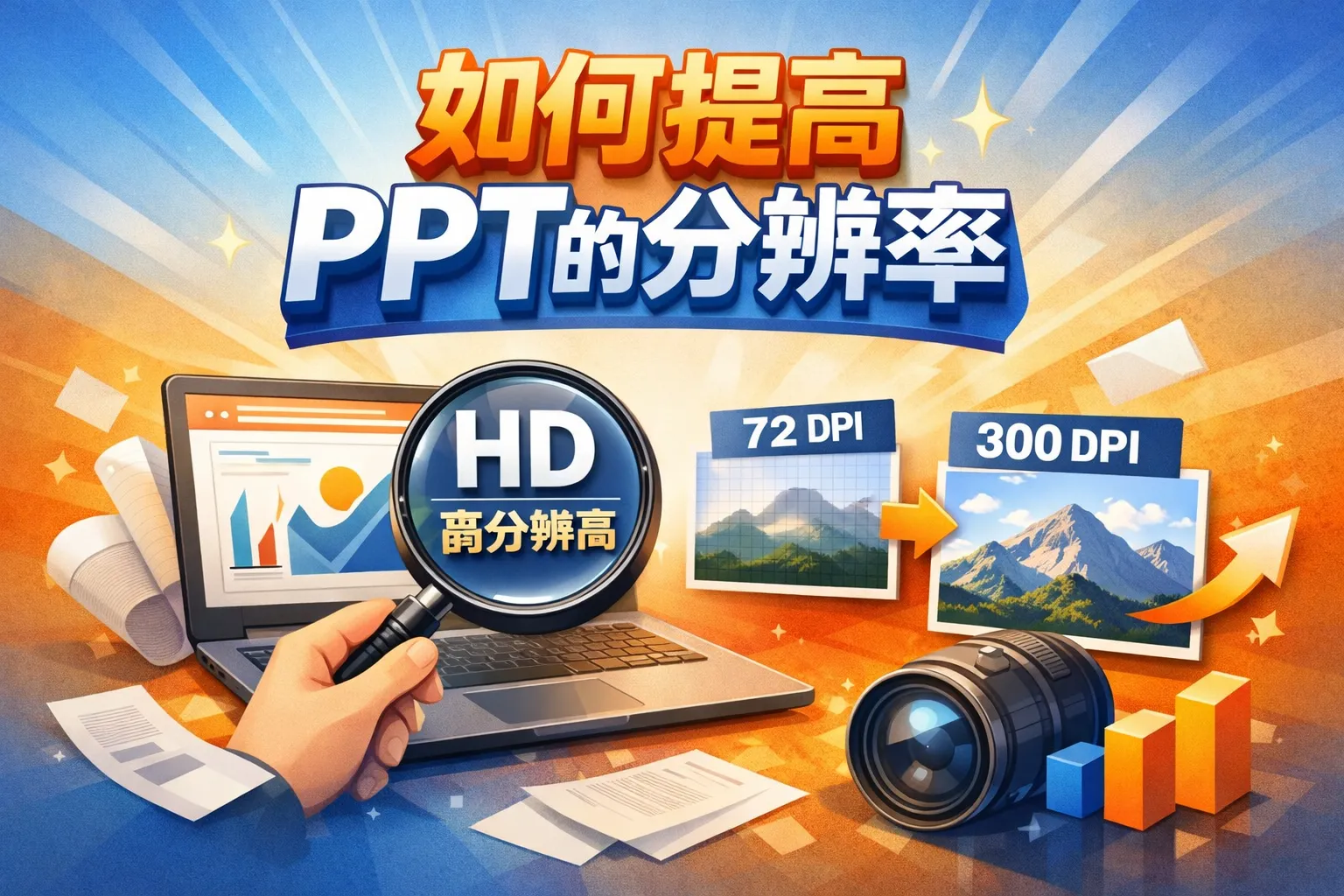 如何提高ppt的分辨率