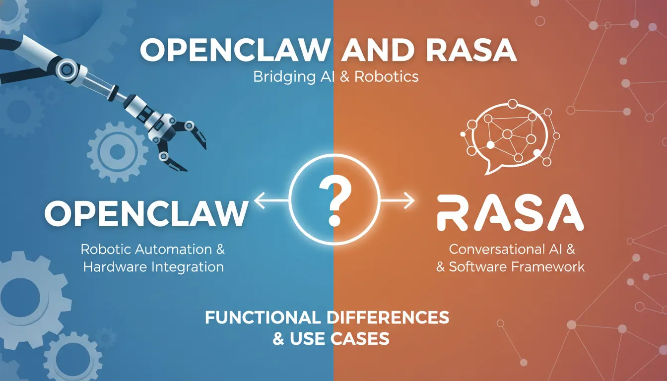 OpenClaw 和 Rasa 的功能差异与使用边界