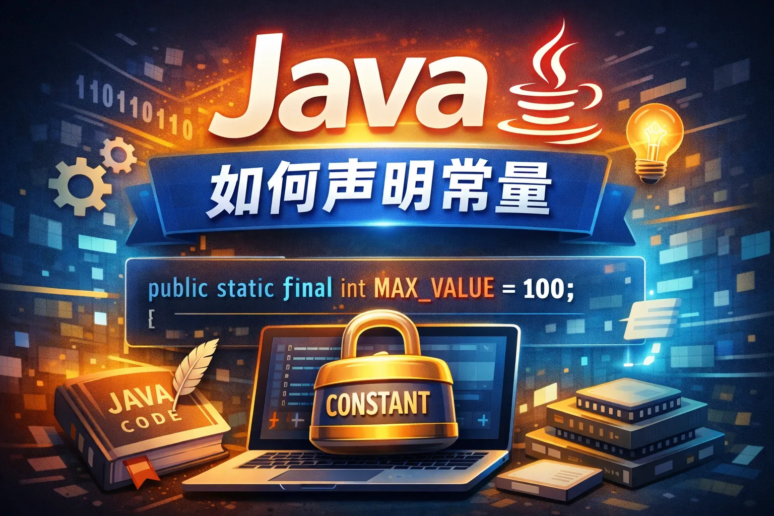 java 如何声明常量