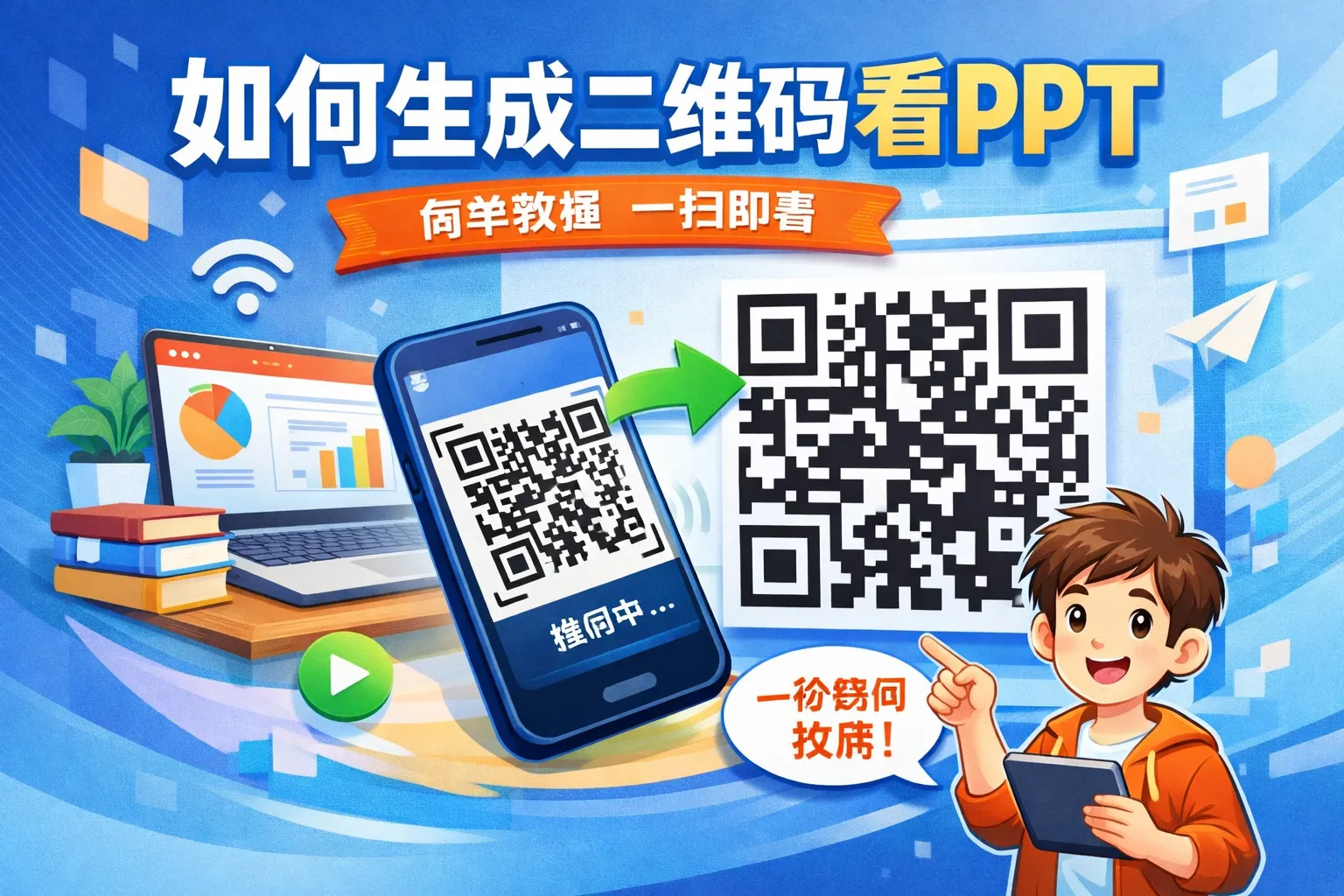 如何生成二维码看ppt