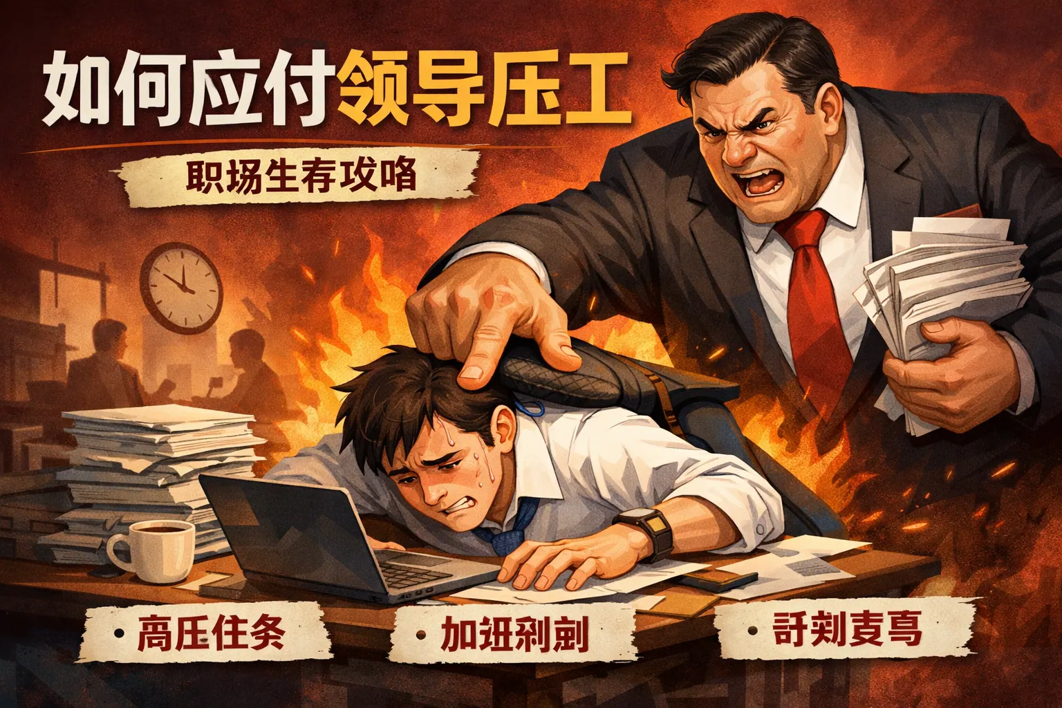 如何应付领导压榨员工