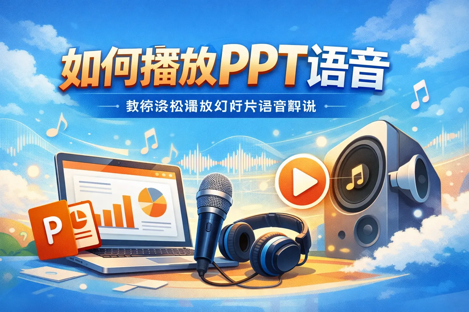 如何播放ppt语音