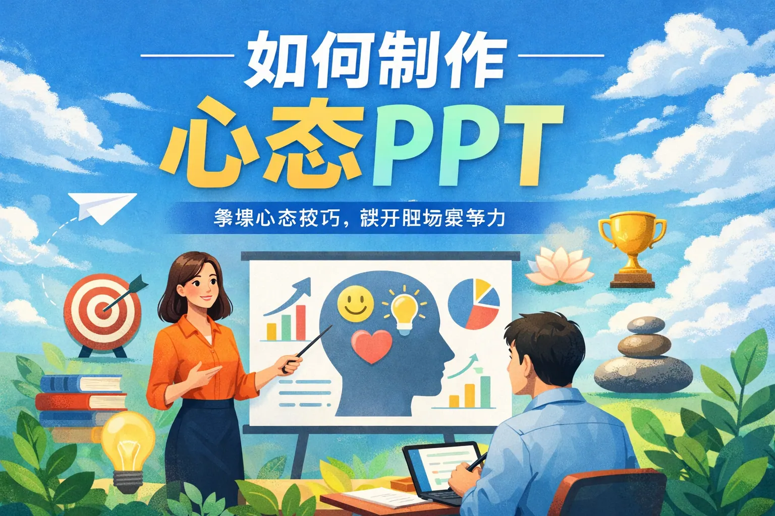 如何制作心态ppt
