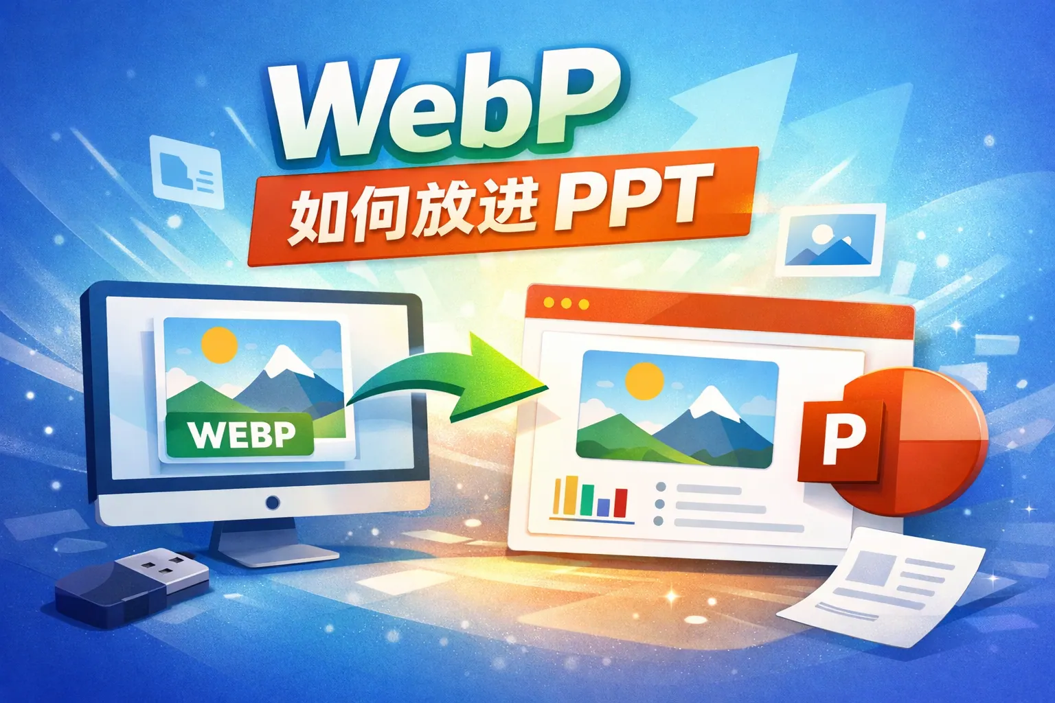 webp如何放进ppt