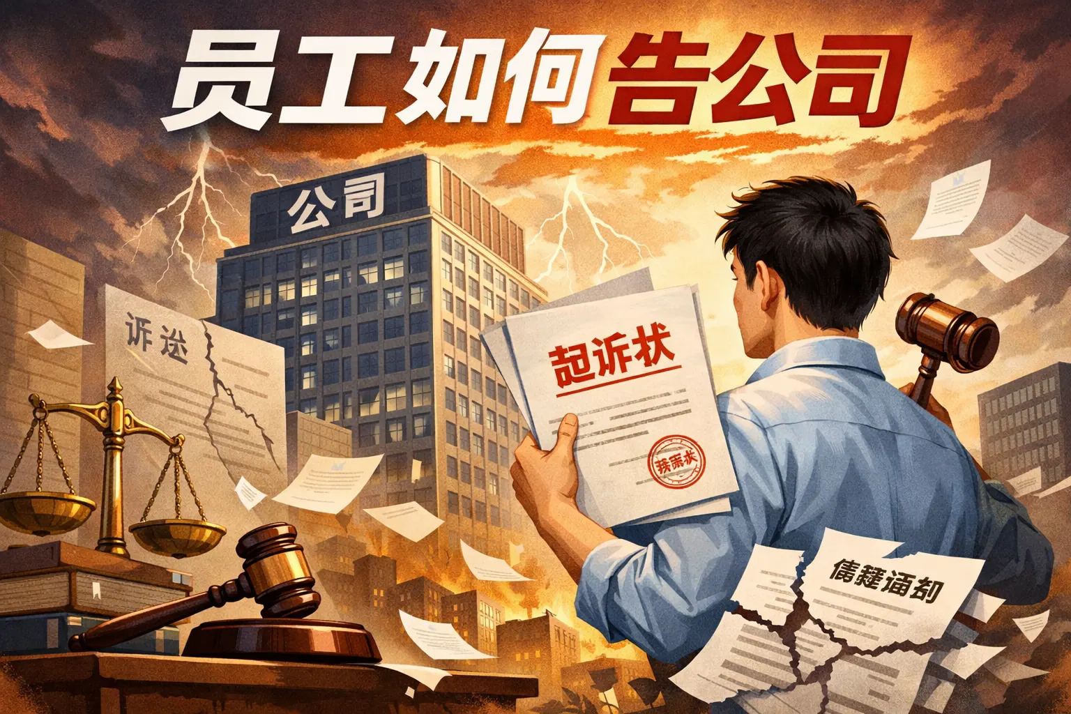 员工如何告公司