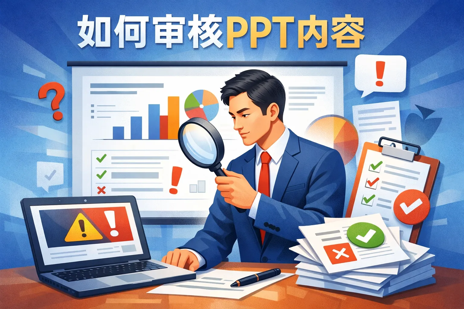 如何审核ppt内容