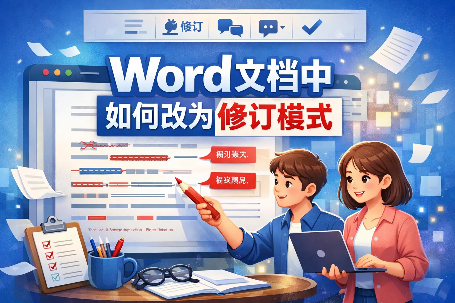 ppt中文字如何改为修订模式