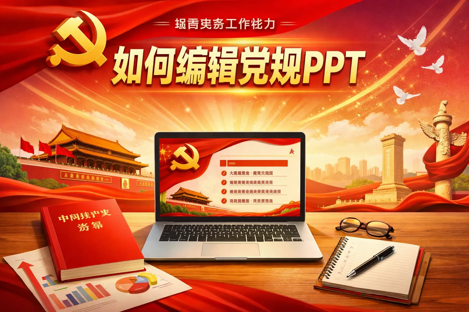 如何编辑党规ppt