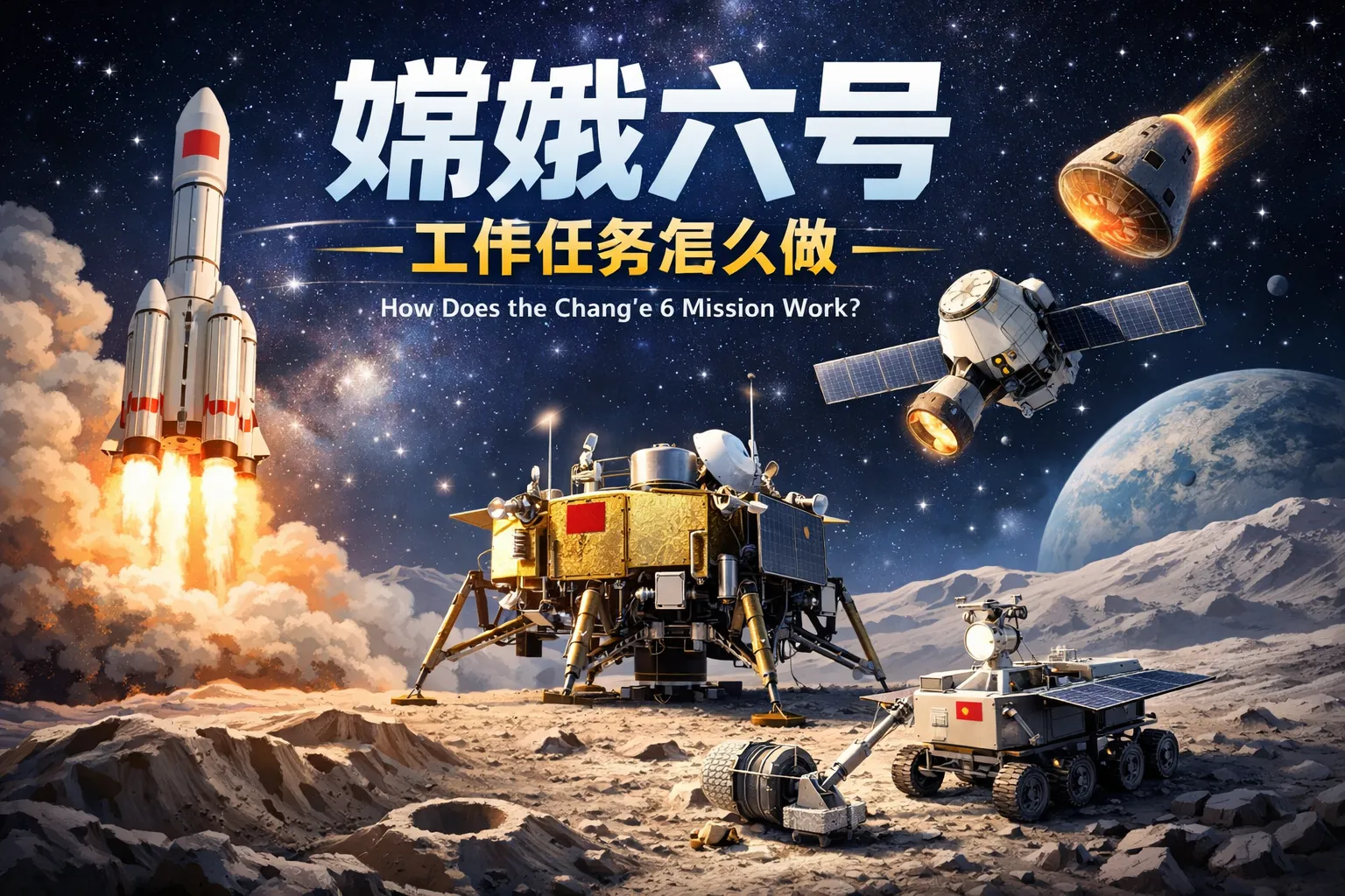 嫦娥六号工作任务怎么做