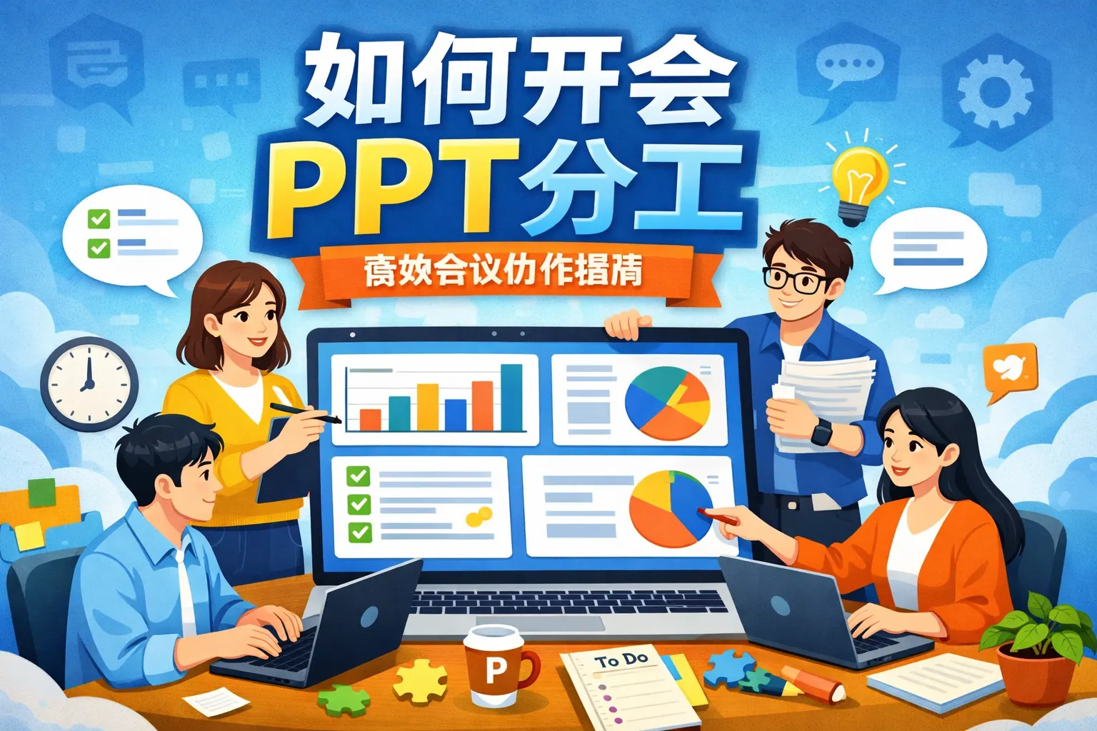 如何开会ppt分工