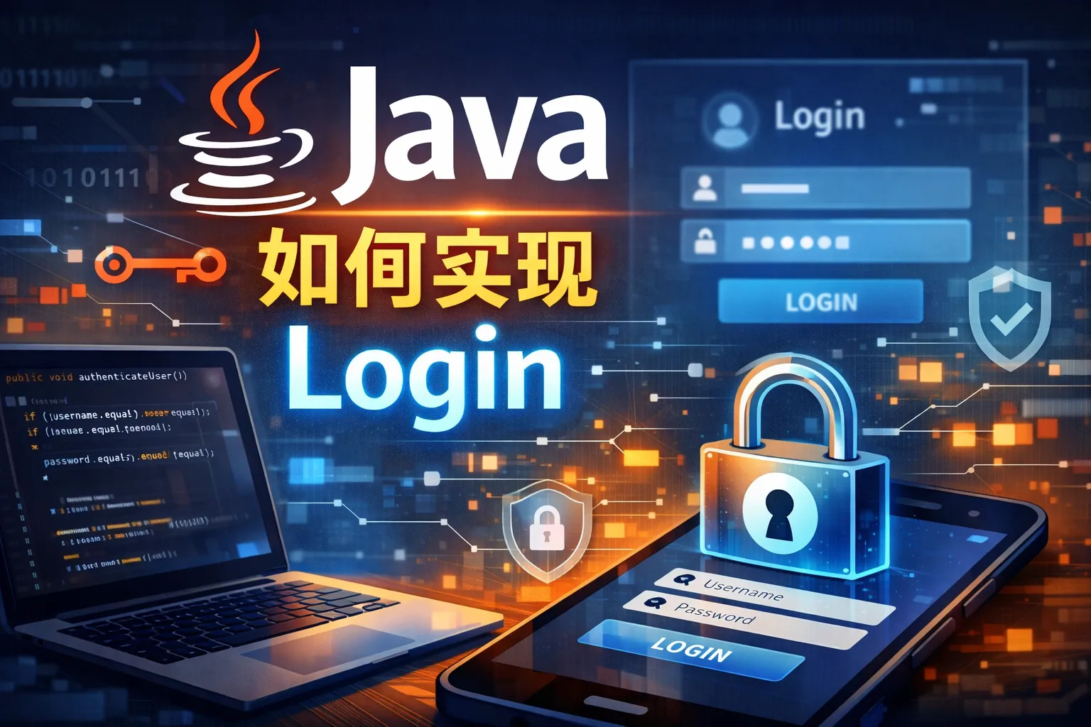 java如何实现login