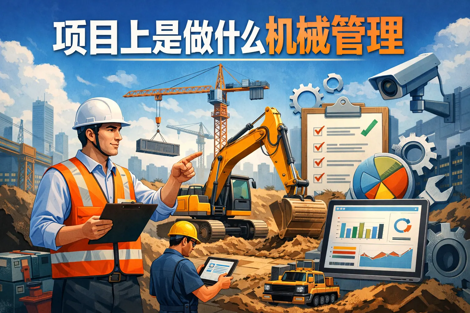 项目上是做什么机械管理