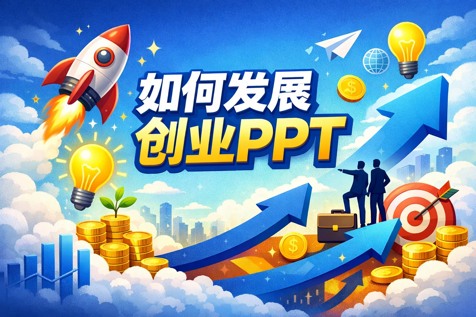 如何发展创业ppt