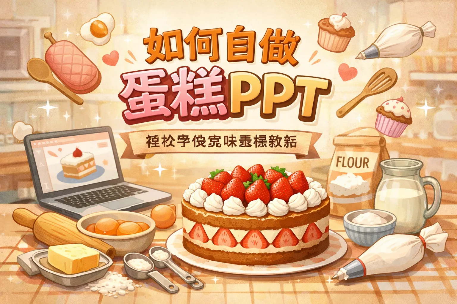 如何自做蛋糕ppt