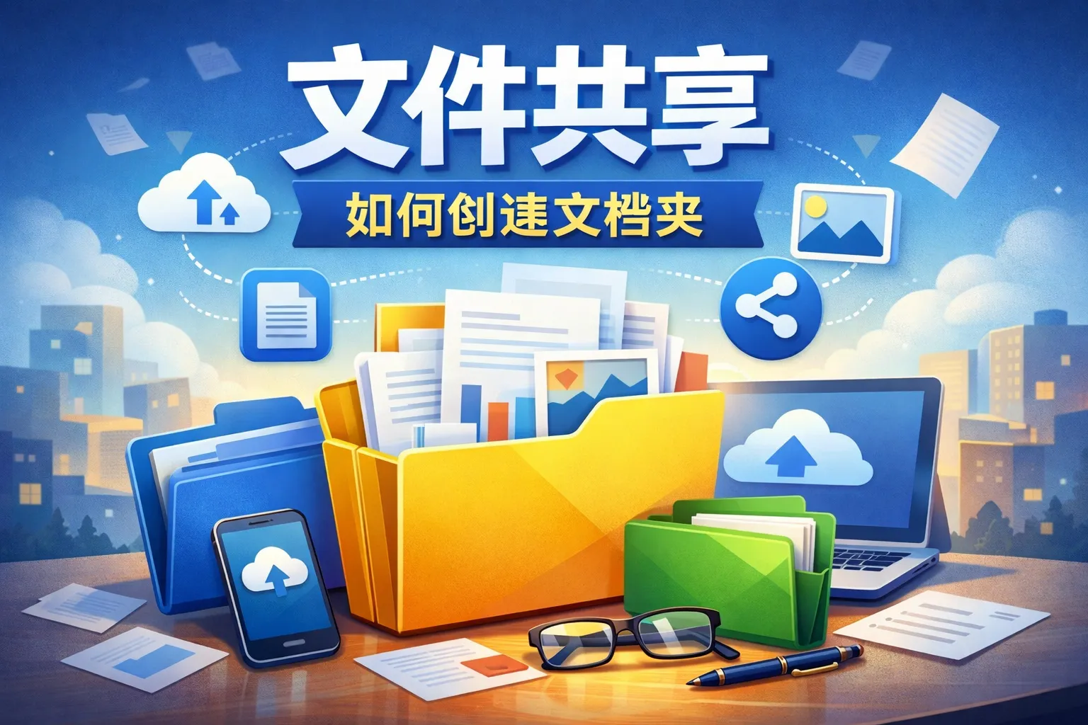 文件共享如何创建文档夹