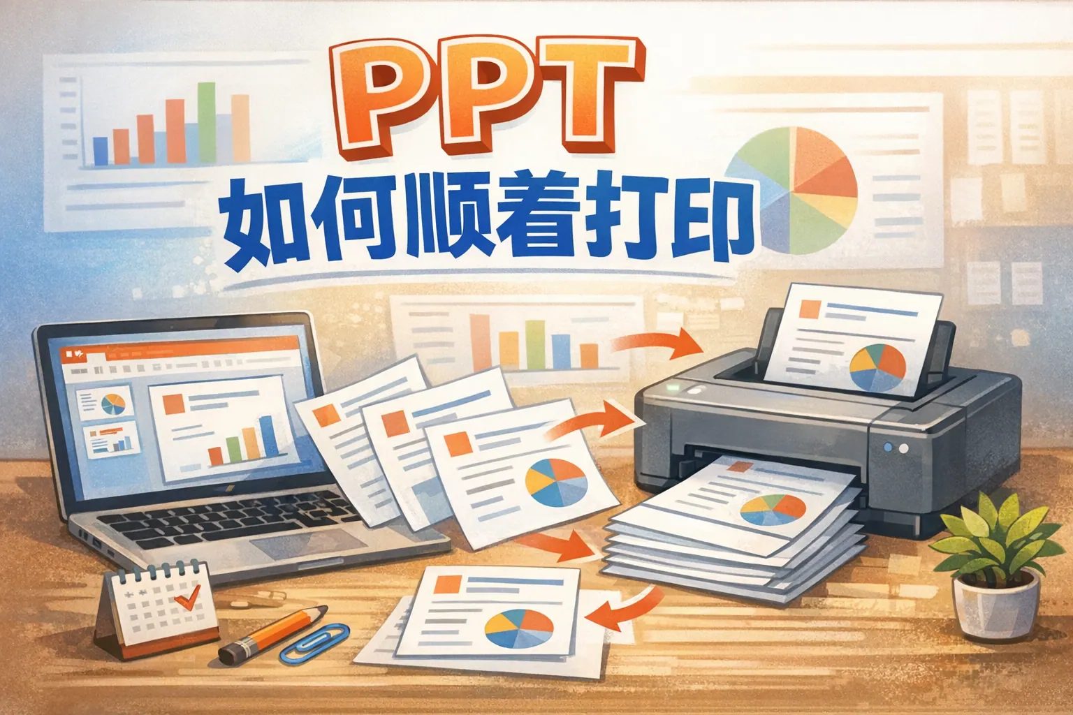ppt如何顺着打印
