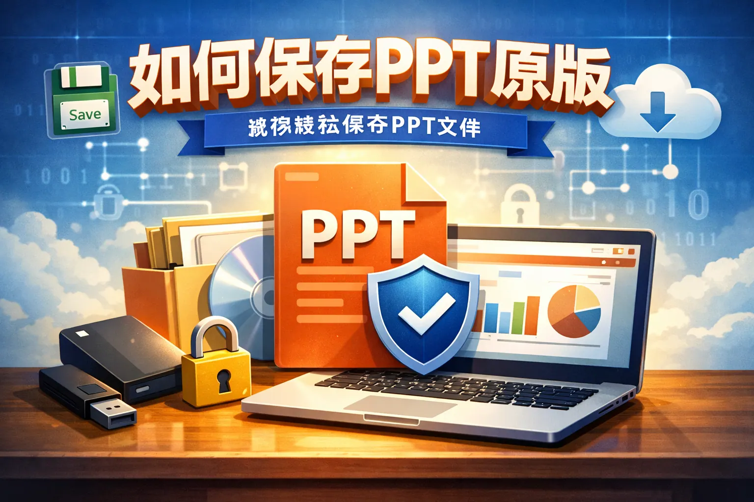 如何保存ppt原版