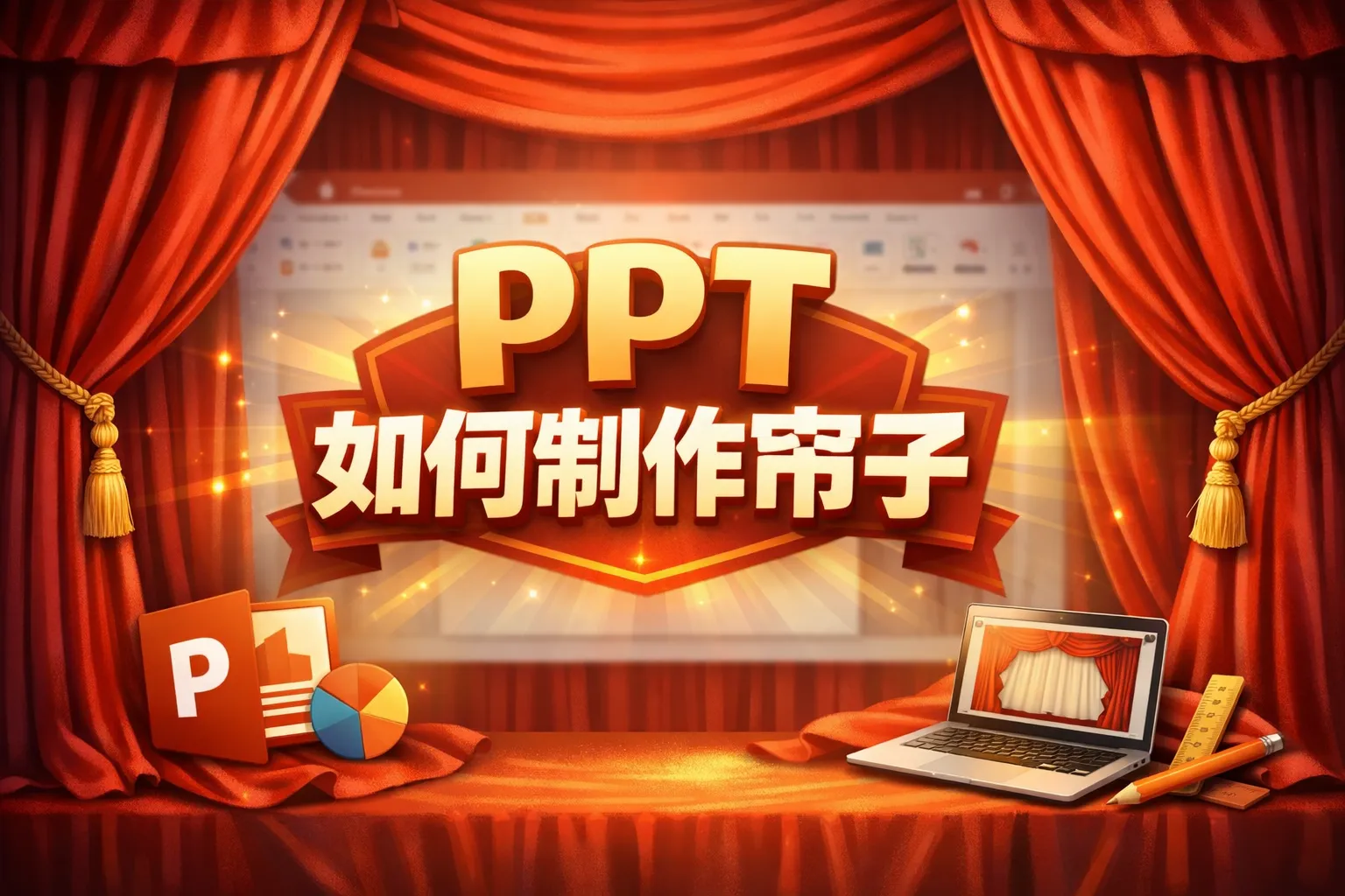 ppt如何制作帘子