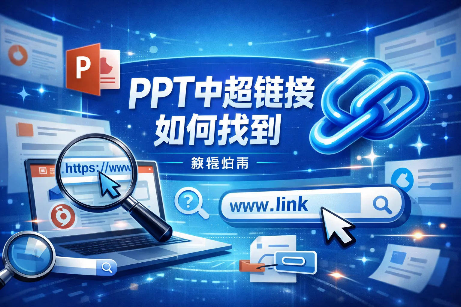 ppt中超链接如何找到