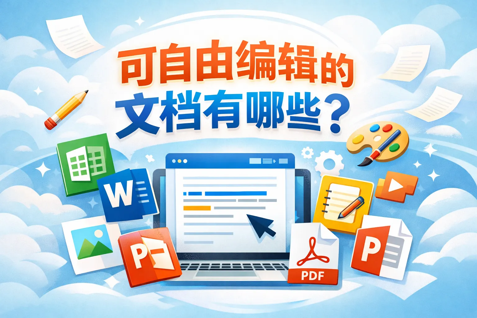 可自由编辑的文档有哪些