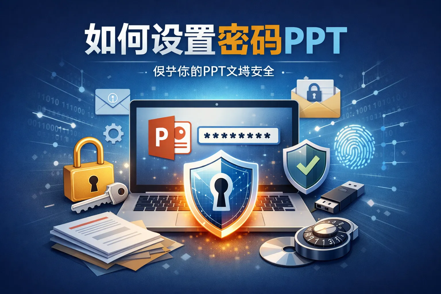 如何设置密码ppt