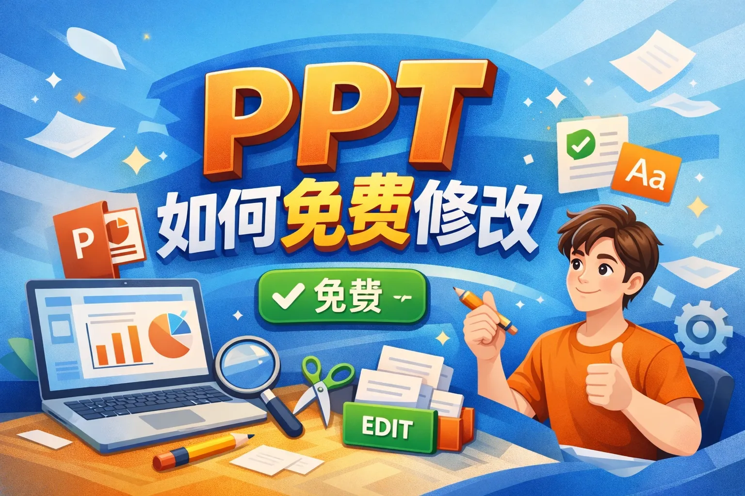 ppt如何免费修改