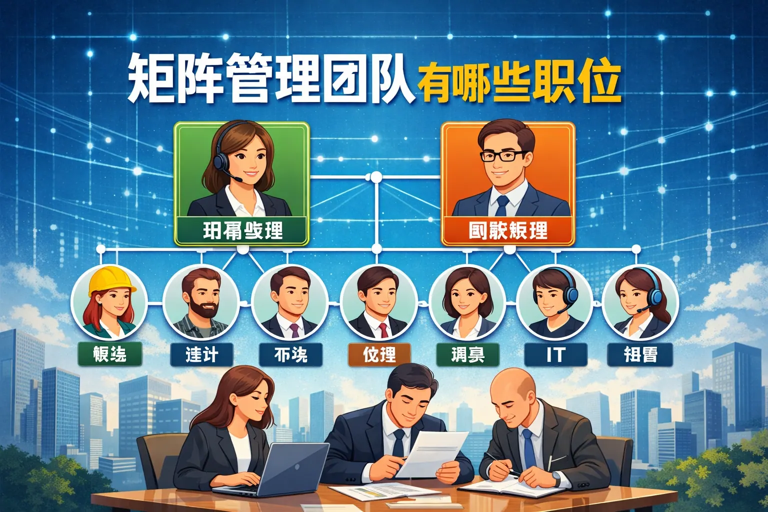 矩阵管理团队有哪些职位