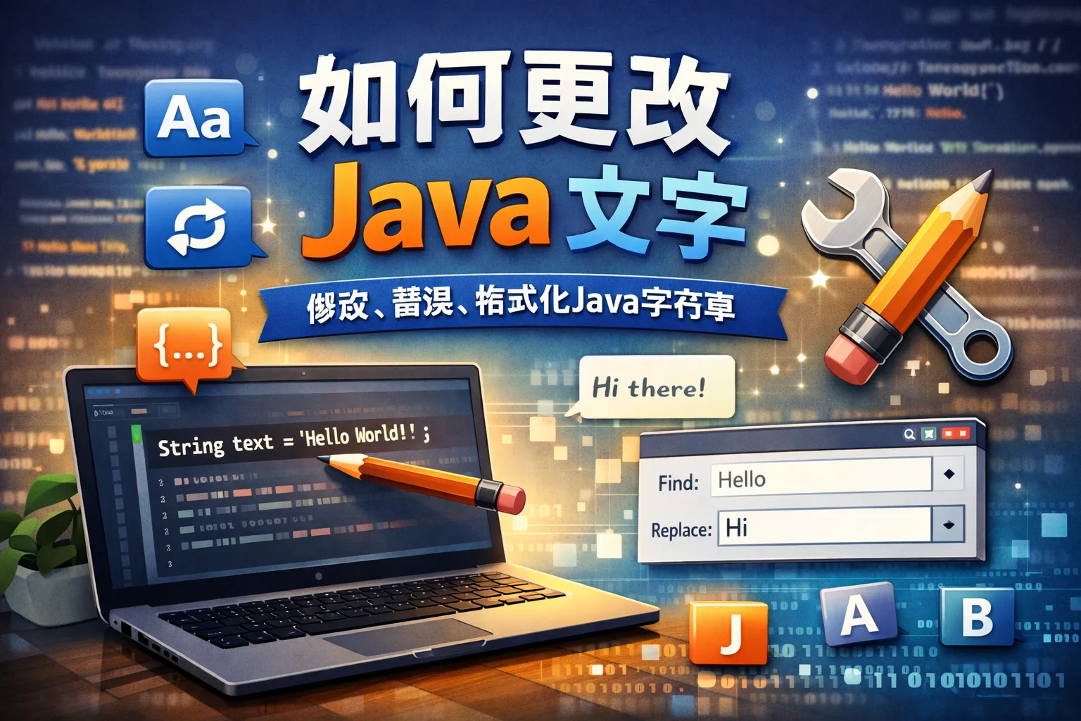 如何更改java文字