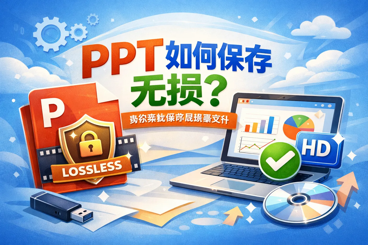 ppt如何保存无损