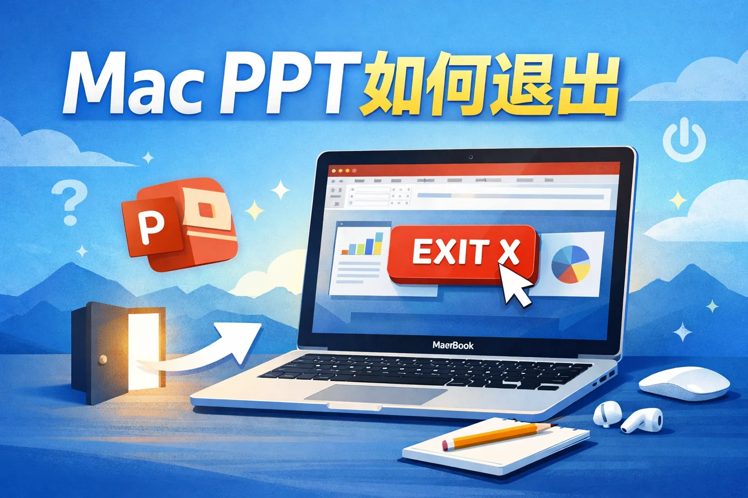 mac ppt如何退出