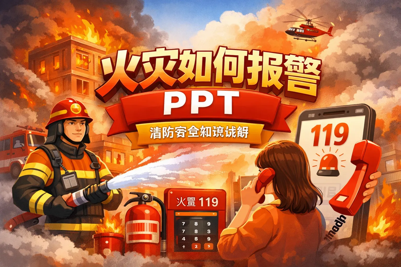 火灾如何报警ppt