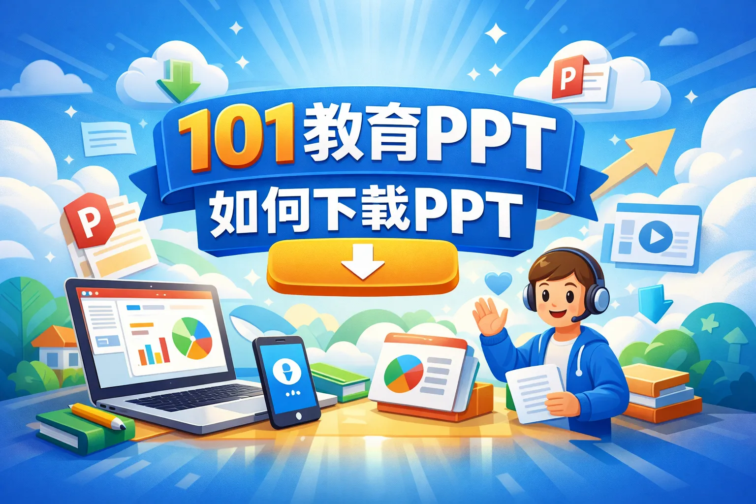 101教育ppt如何下载ppt