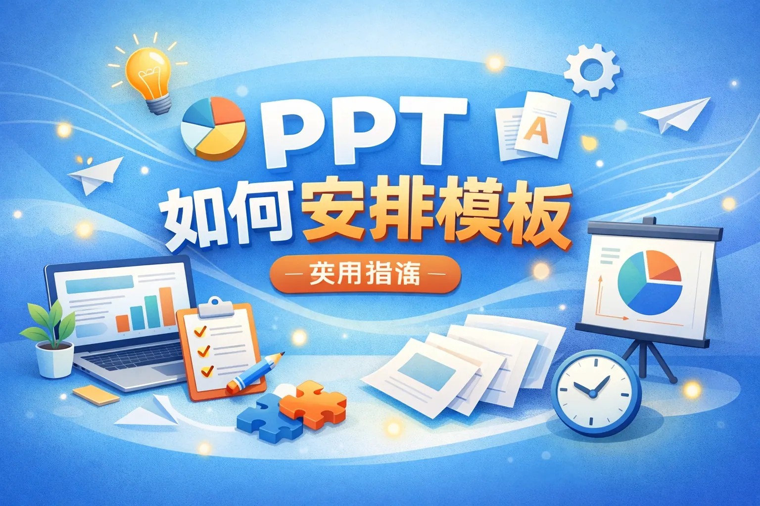 ppt如何安排模板
